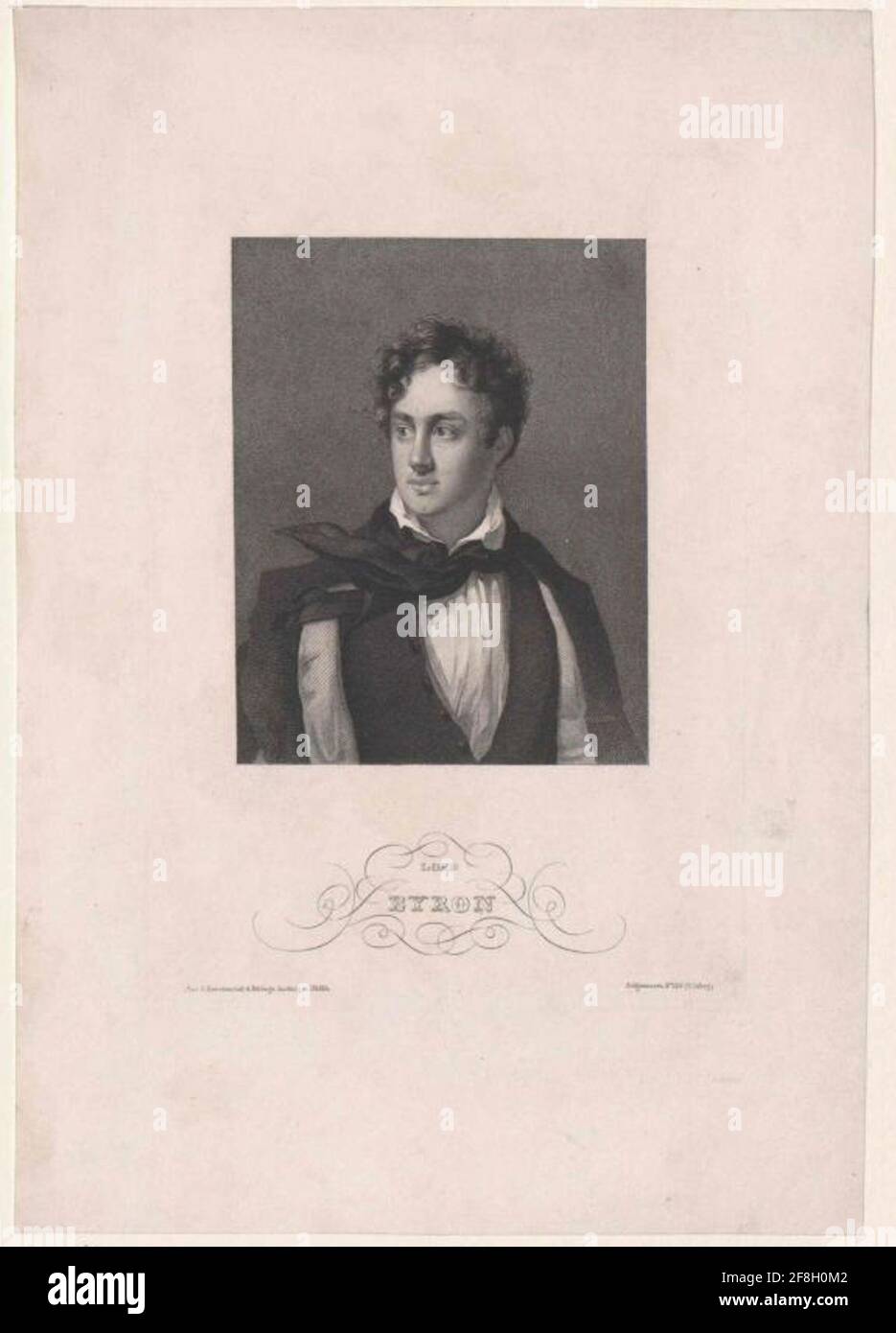 Byron, Georges Gordon Lord Verlag: Bibliographic Institute of Institute: Hildburghausen Stockfoto