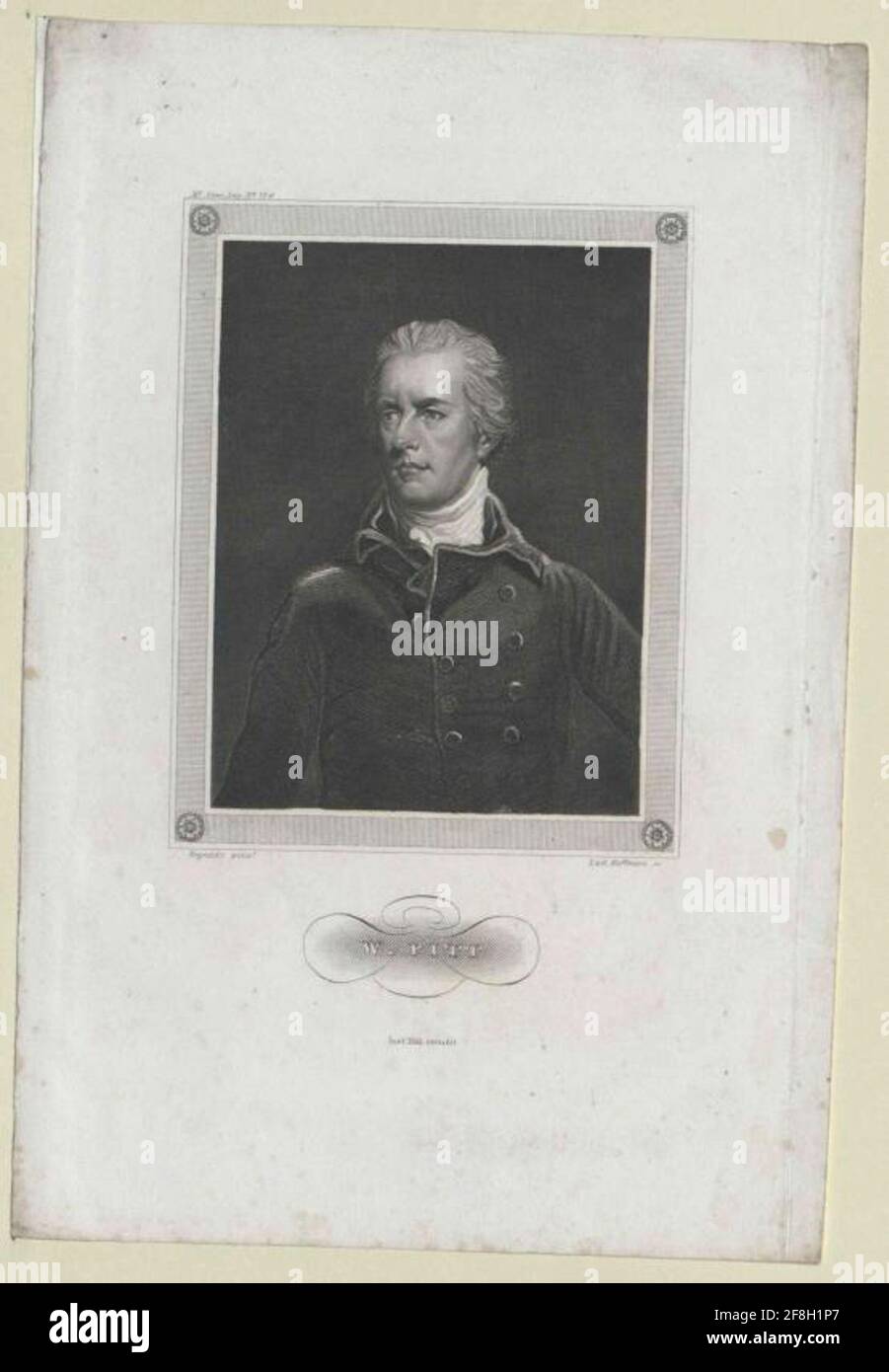 Pitt, William Stecher: Hoffmann, lud.verlag: Bibliographic Institute Dating: 1839/1855 Stockfoto