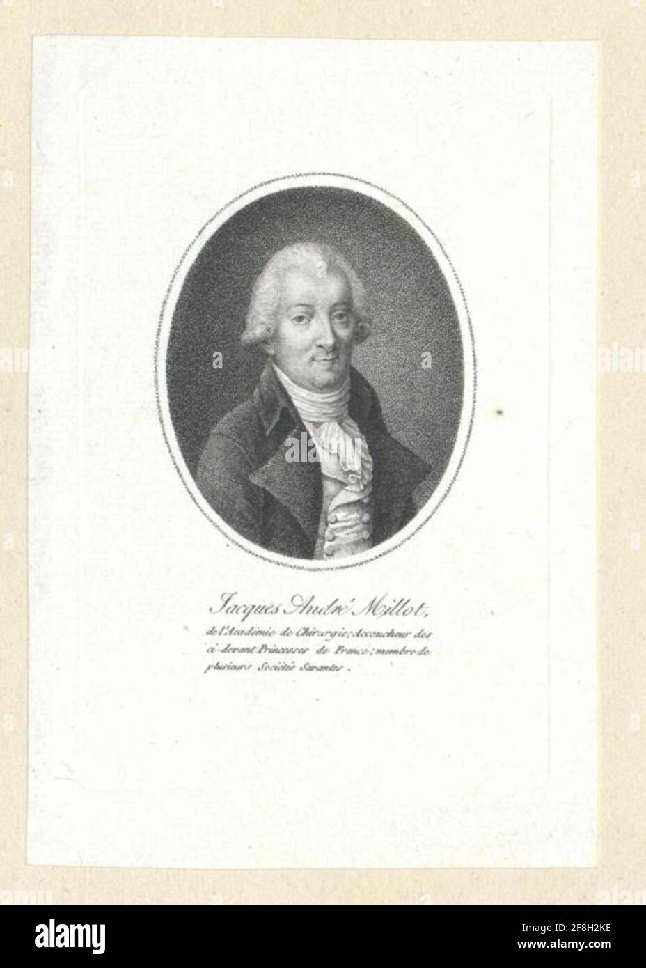 Millot, Jacques André. Stockfoto