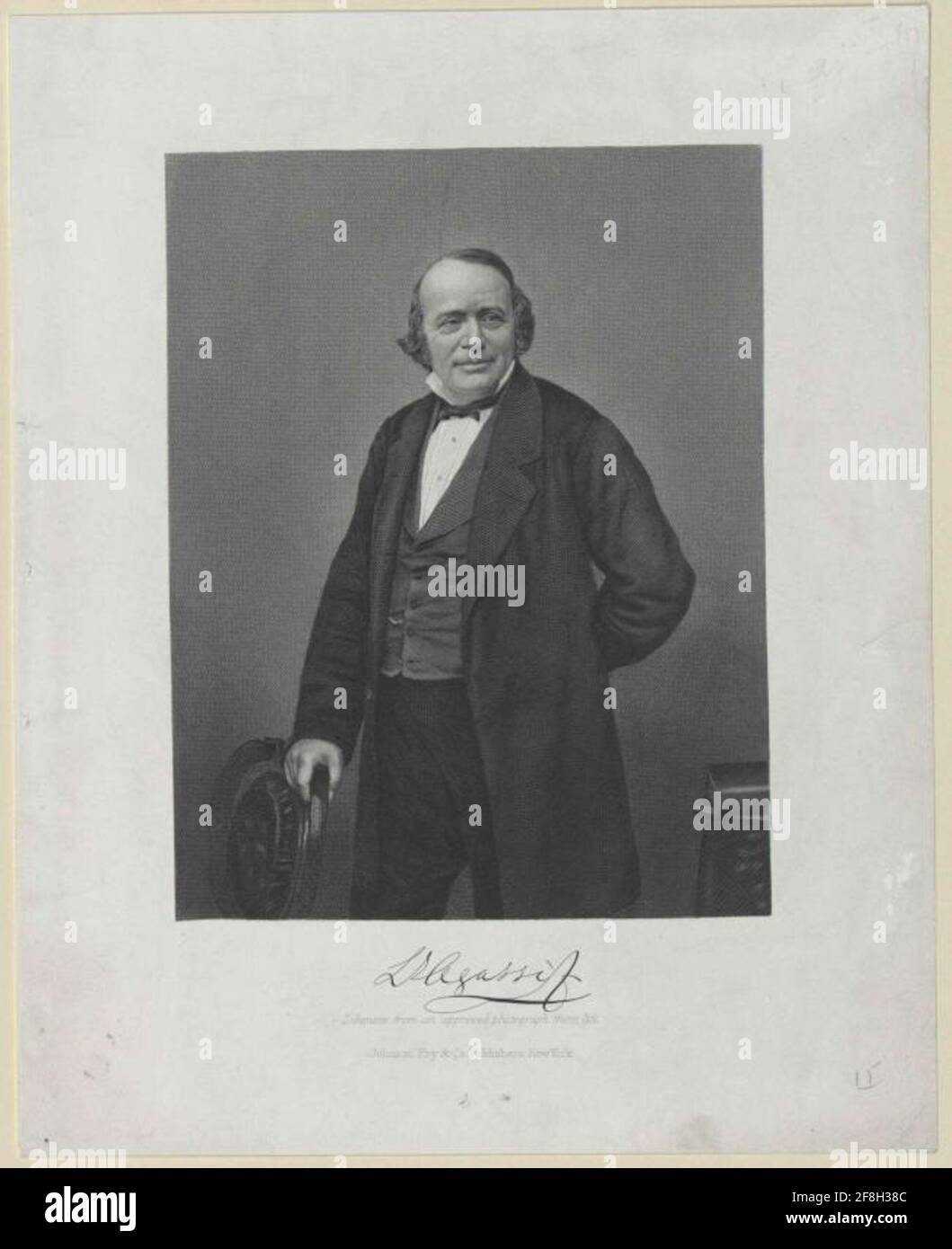 Agassiz, Louis . Stockfoto
