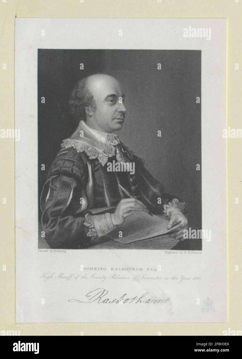 Rasbotham, Dorning . Stockfoto