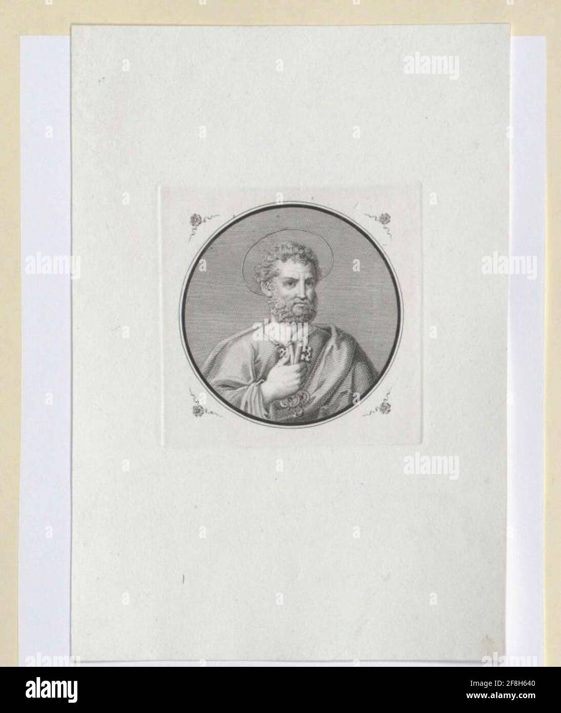 Petrus, Heiliger Apostel. Stockfoto