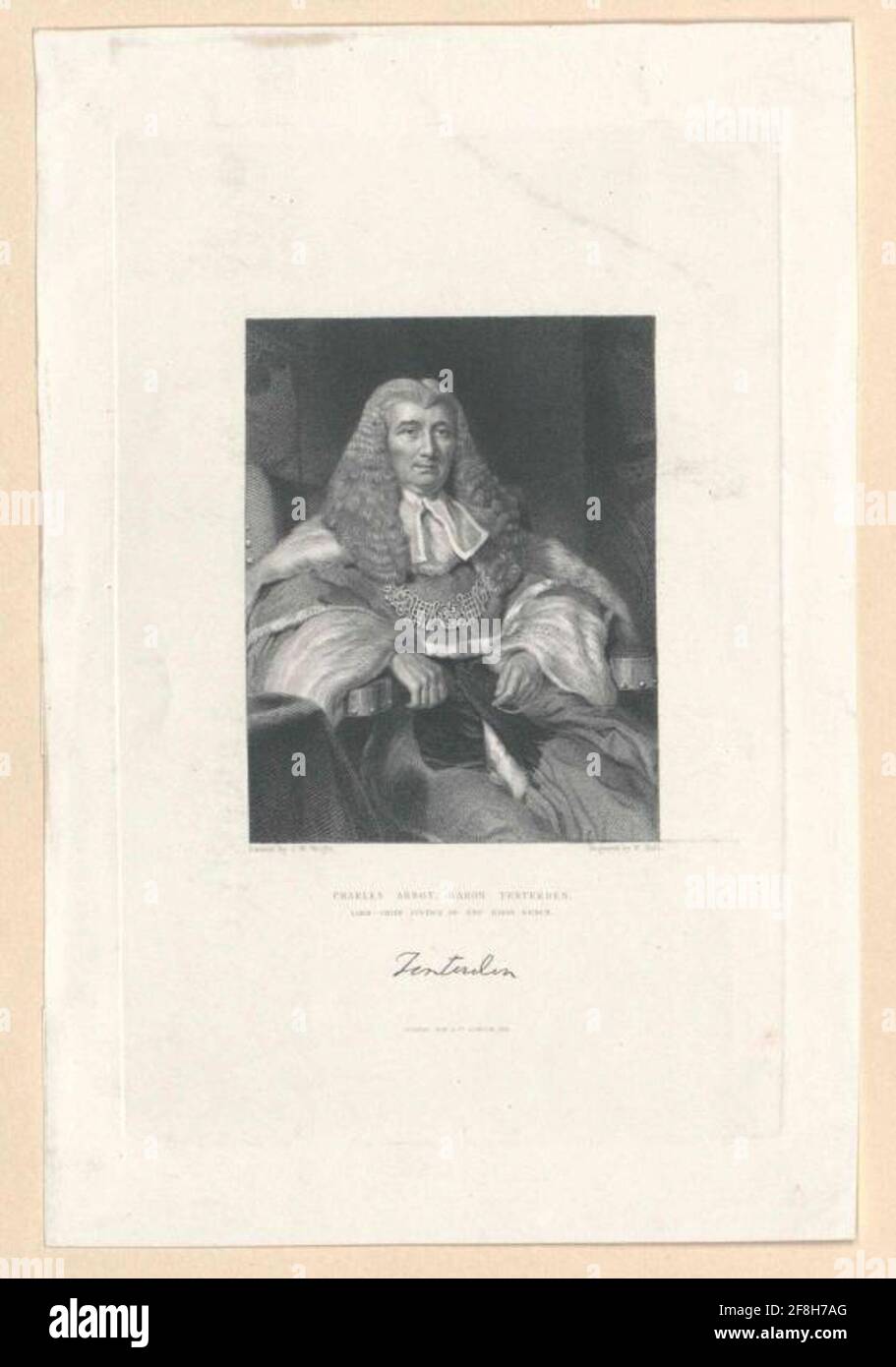 Abbott, 1. Baron Tenterden, Charles . Stockfoto
