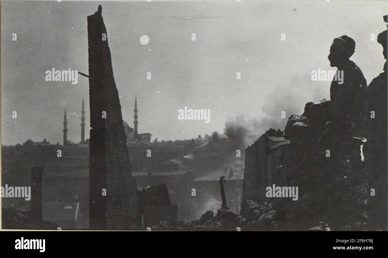 Bilder der Riesenmarke in Istanbul. . Stockfoto