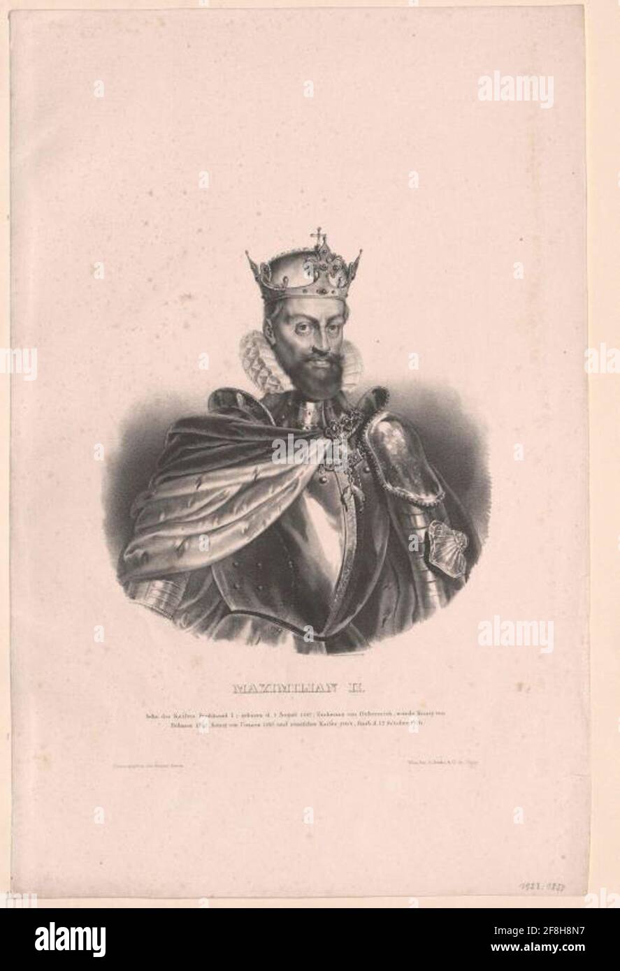 Maximilian II., römisch-deutscher Kaiser. Stockfoto