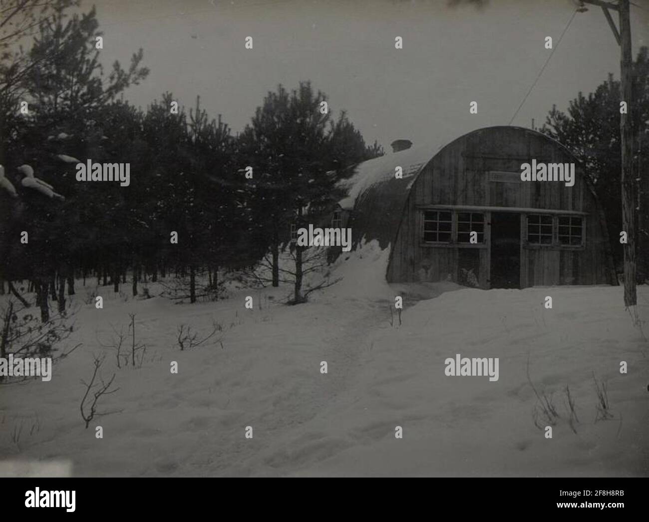 Lowerphone Rootsheine beim Kommando der Division 25.infanteried. Stockfoto