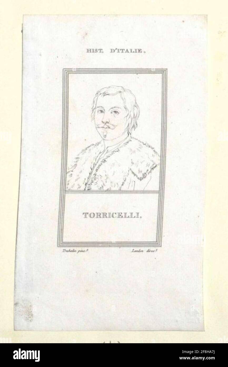 Torricelli, Evangelista. Stockfoto