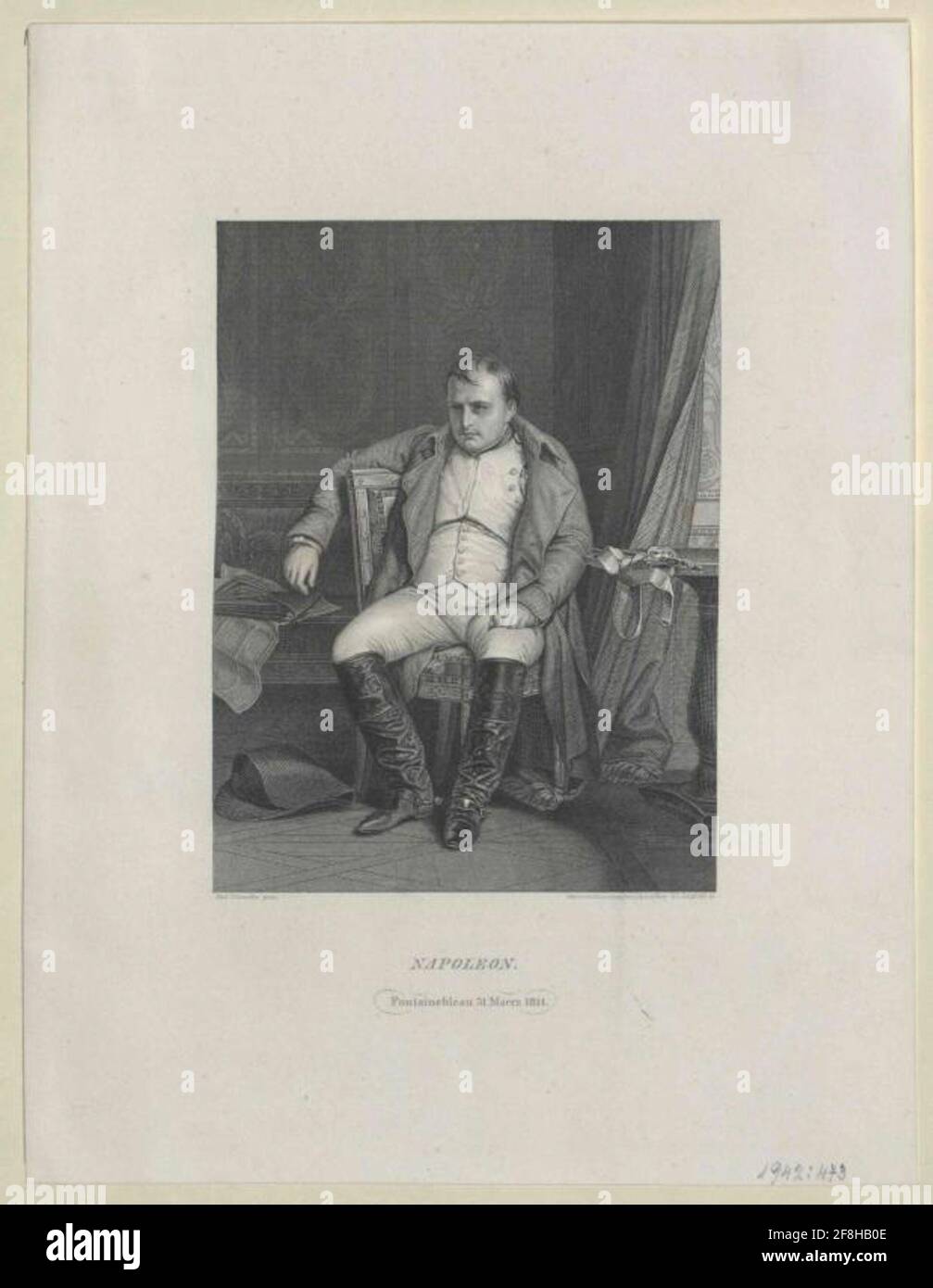 Napoleon I. Bonaparte, Kaiser der Franzosen. Stockfoto