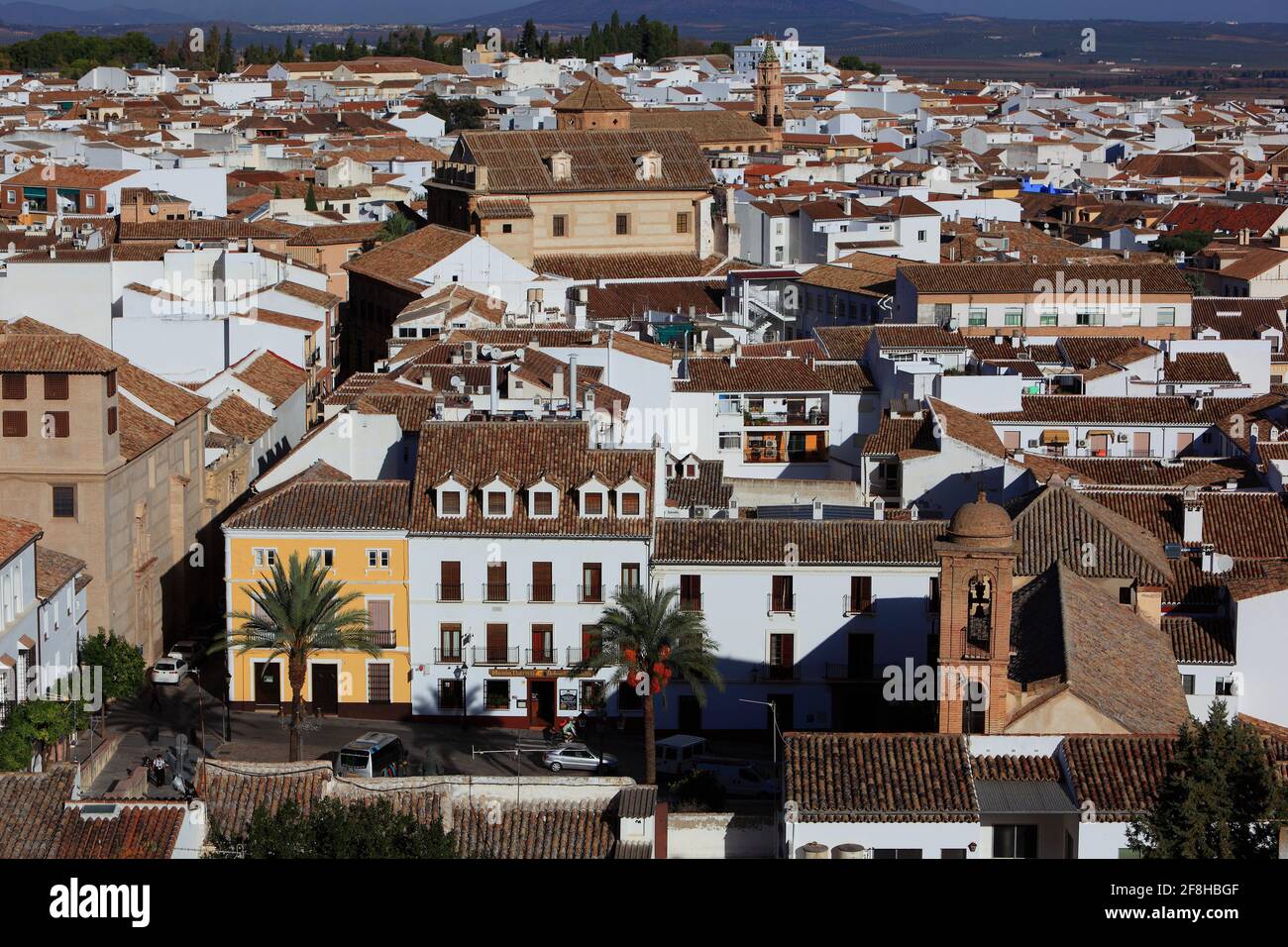 Antequera, Spanien, Andalusien, Blick auf die Altstadt Stockfoto