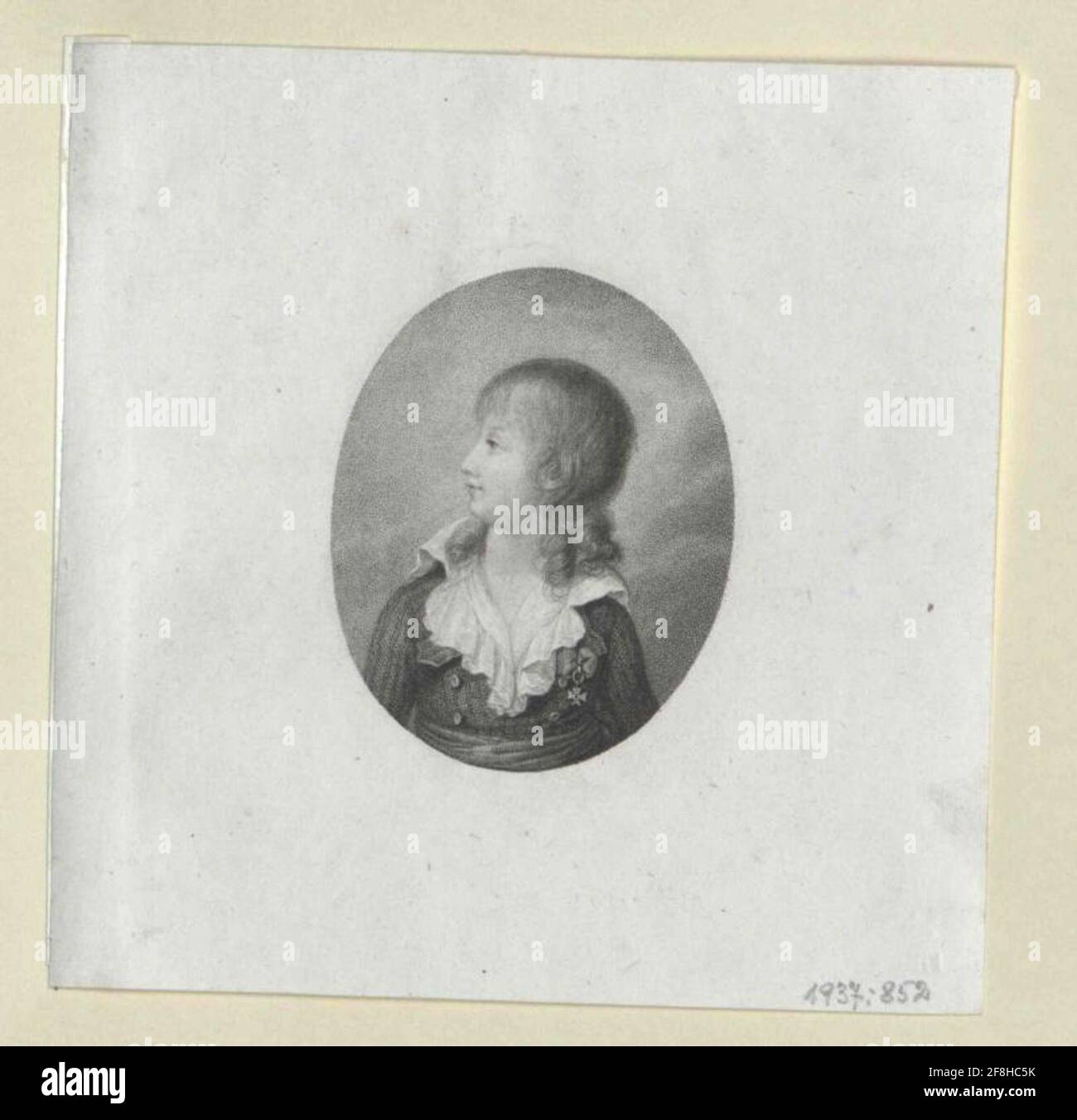 Ludwig XVII., Dauphin von Frankreich. Stockfoto