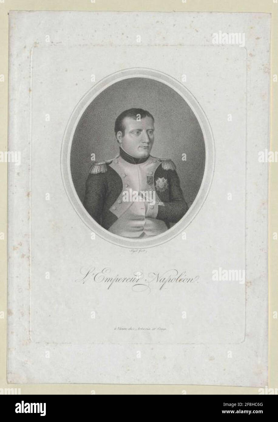 Napoleon I. Bonaparte, Kaiser des französischen Radierers: Jerether, Friedrich Verlag: Artaria und Compagnie Dating: 1804/1833 Publishing Sport: Wien Stockfoto