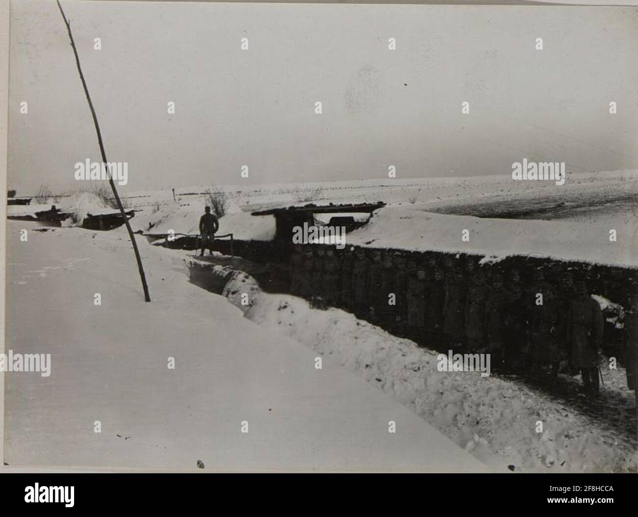 9 cm Feldkanonen-Regiment 30/2 in Kotolostrika . Stockfoto