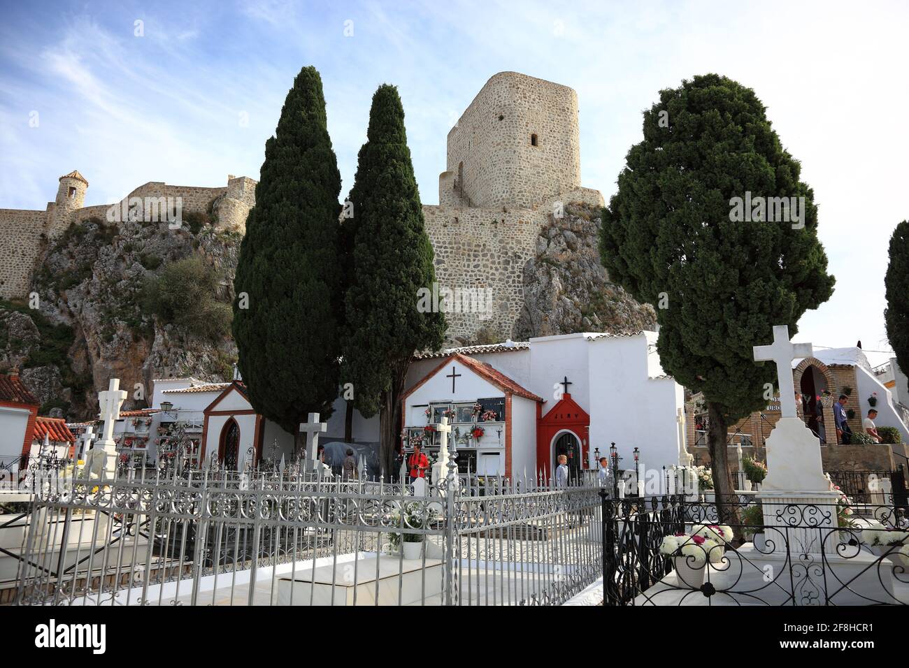 Spanien, Andalusien, Gemeinde Olvera in der Provinz Cadaze, gelegen an der Ruta de los Pueblos Blancos, Straße zu den Weißen Städten Andalusiens, c Stockfoto