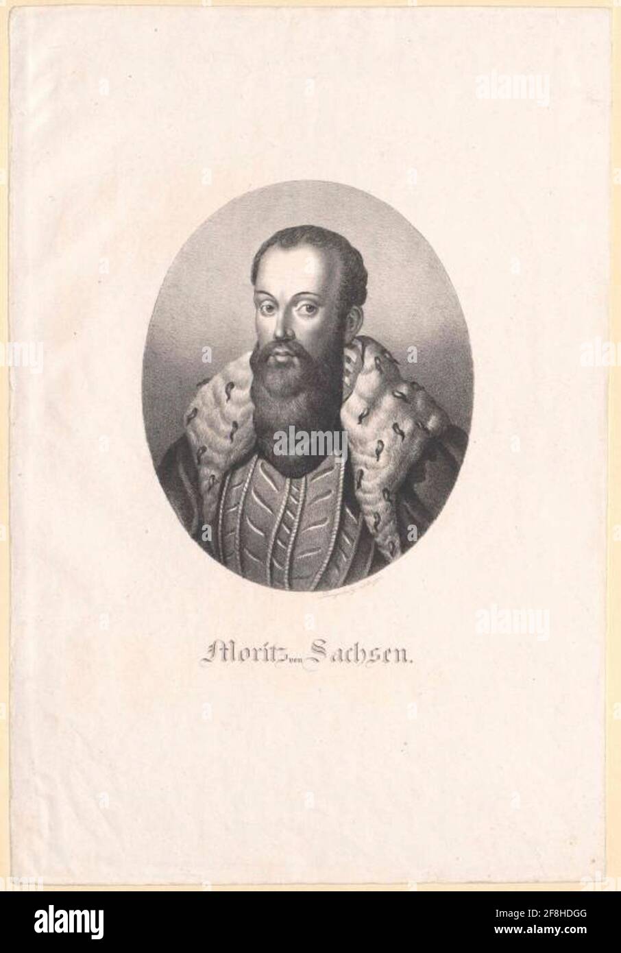 Moritz, Kurfürst von Sachsen. Stockfoto