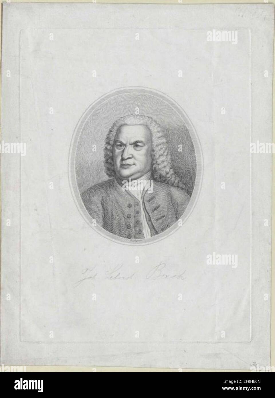 Bach, Johann Sebastian. Stockfoto
