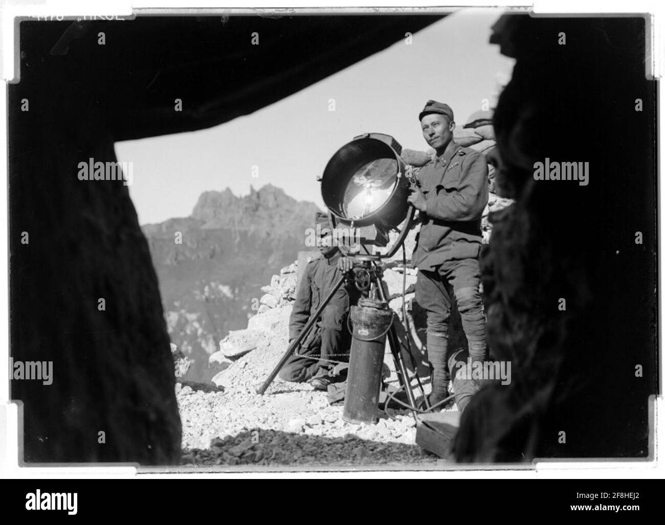 Marmolata 60 cm Flutlicht auf 'U' Nord; Belluno; Fotograf: Flam. Stockfoto