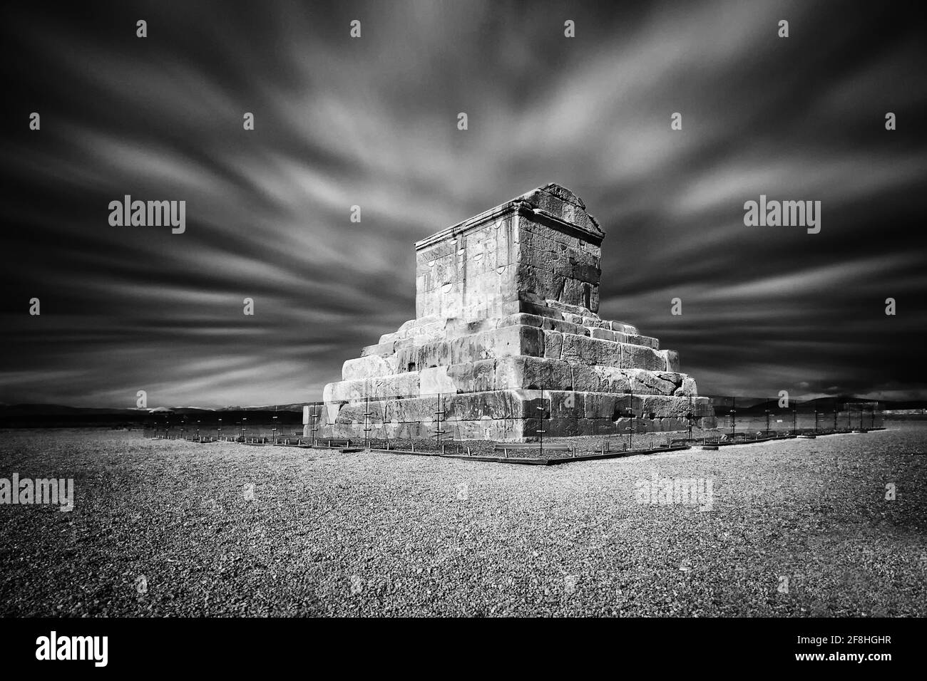 Grabmal von Kyros dem großen Stockfoto