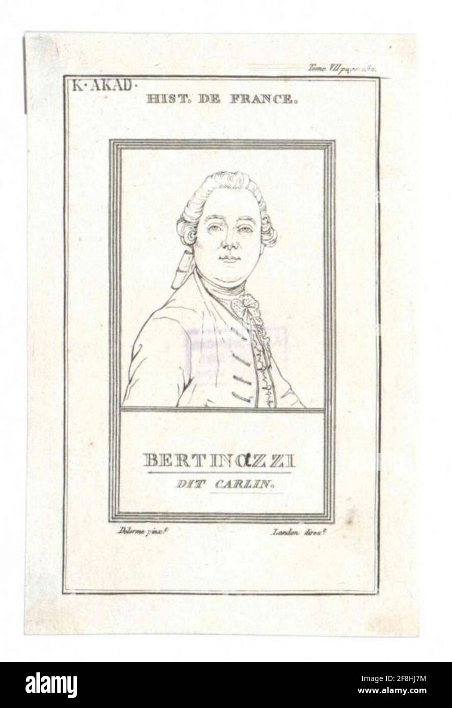 Bertinazzi, Carlo Antonio. Stockfoto Bertinazzi, Carlo Antonio. Stockfoto
