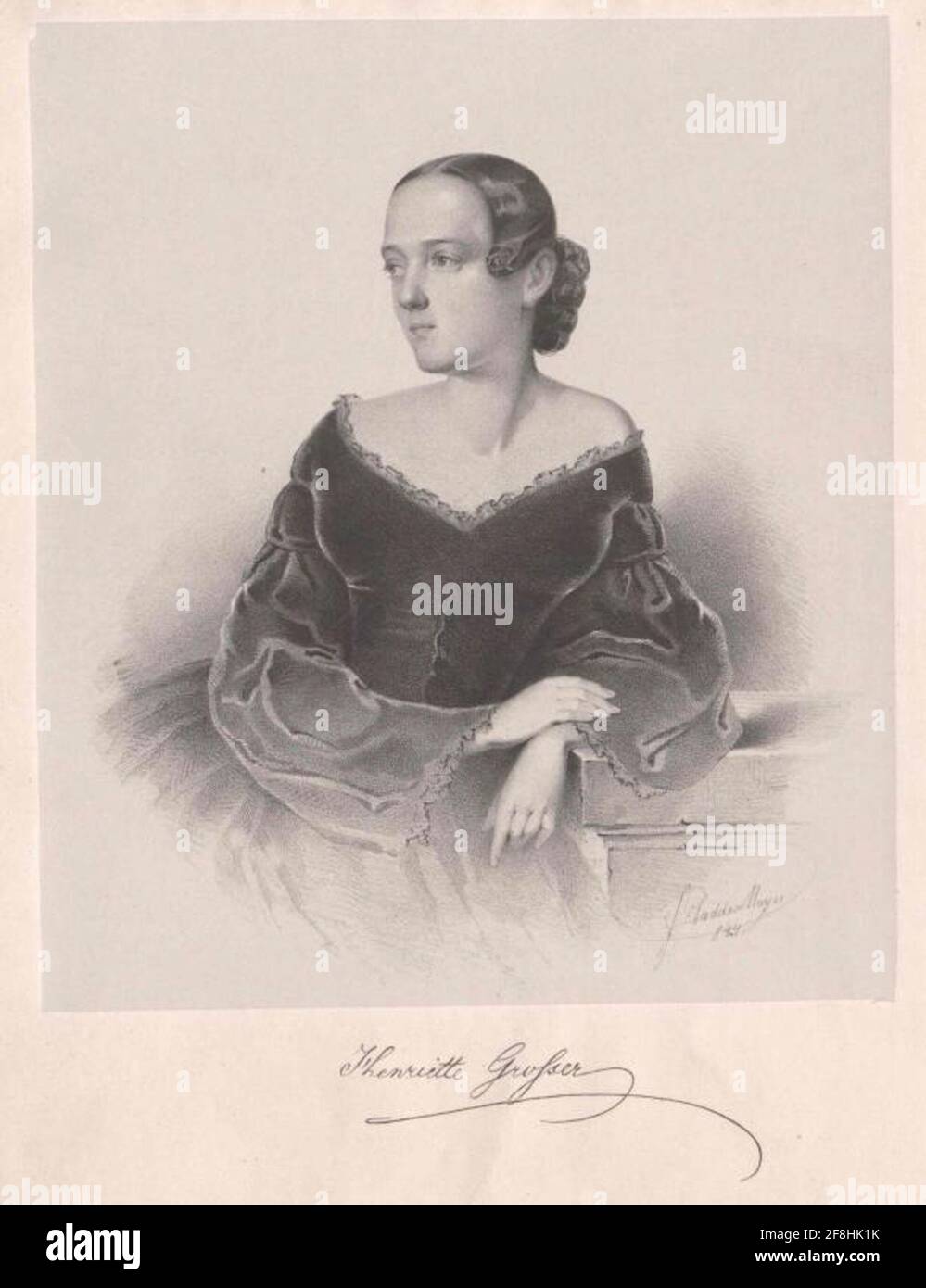 Groß, Henriette. Stockfoto