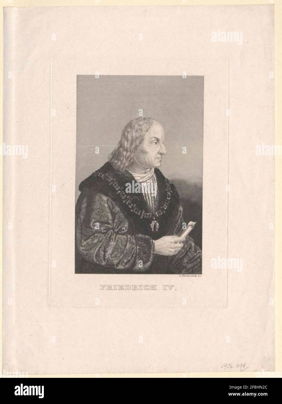 Friedrich III., römisch-deutscher Kaiser. Stockfoto