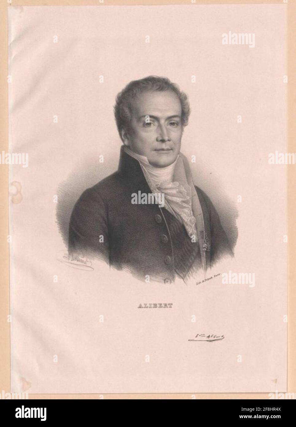 Alibert, Jean Louis Baron. Stockfoto