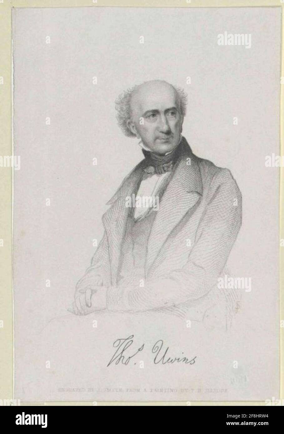 Uwins, Thomas. Stockfoto