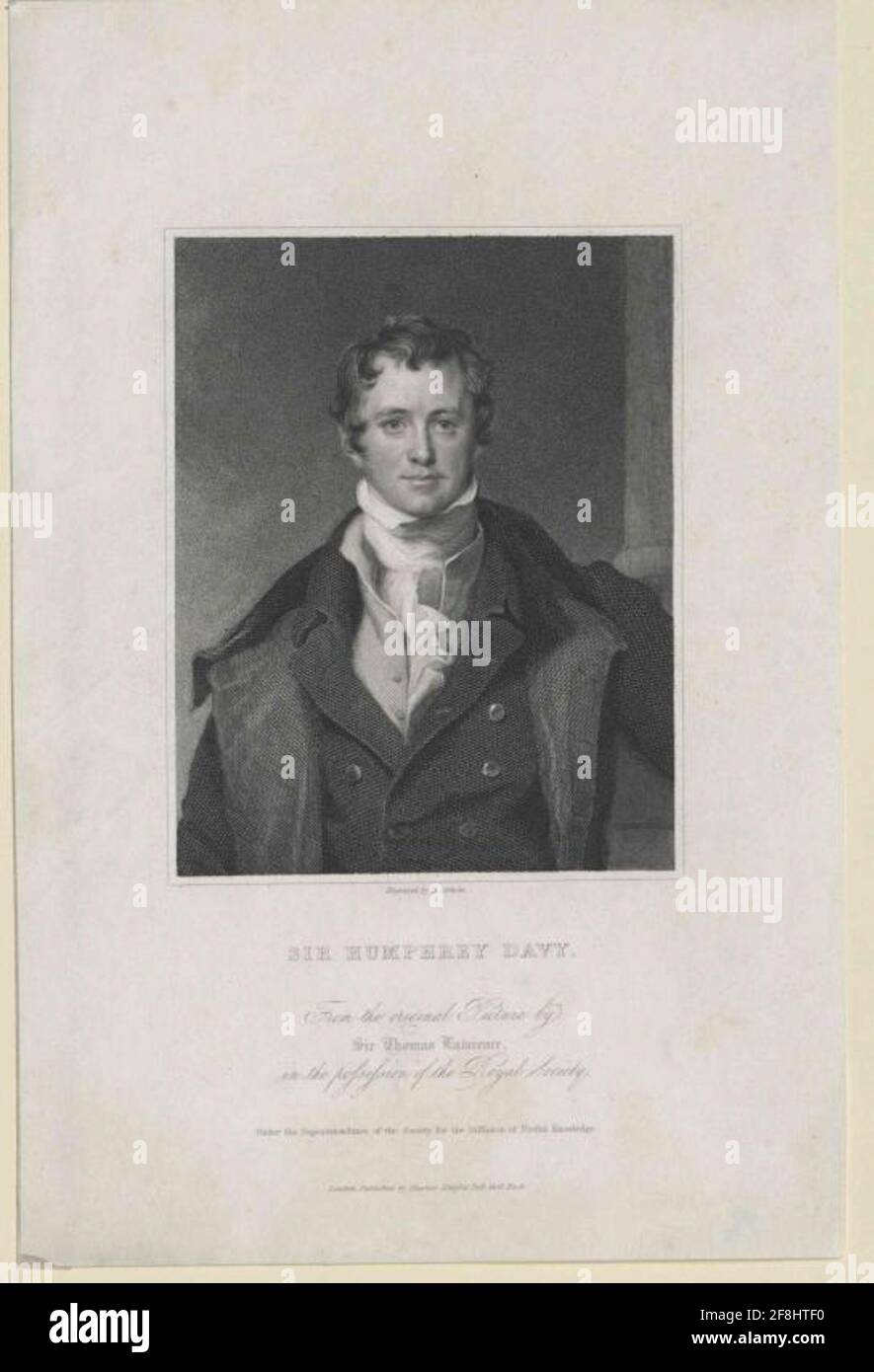 Davy, Humphry . Stockfoto
