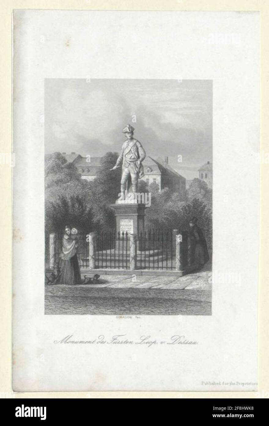 Leopold I., Fürst von Anhalt-Dessau. Stockfoto