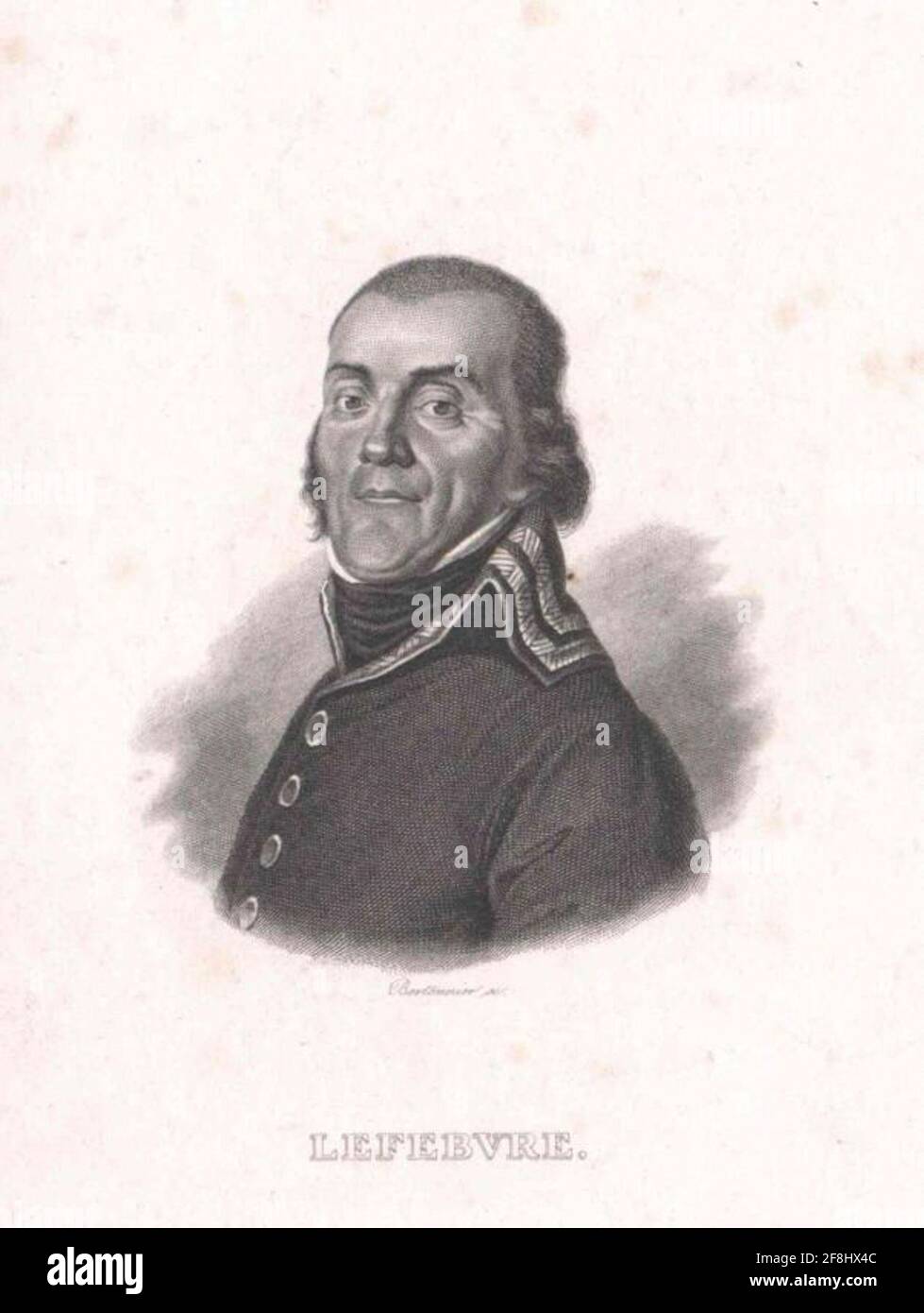 Lefebvre, Duc de Danzig, François Joseph. Stockfoto