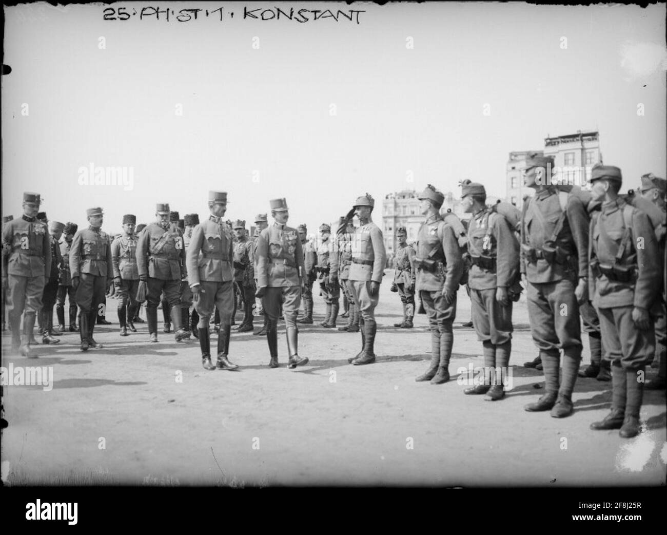 Besuchen Sie unser kaiserliches Paar in Konstantinopel. . Stockfoto