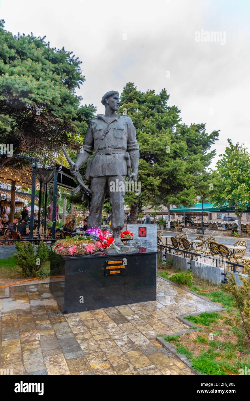 PRIZREN, KOSOVO, 19. SEPTEMBER 2019: Gedenkstätte für Xhevat Berisha in Prizren, Kosovo Stockfoto