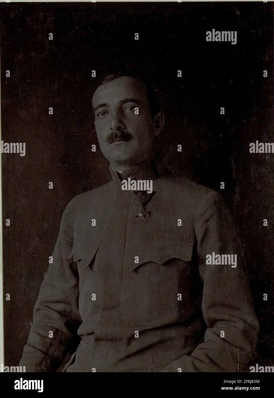 Leutnant Karl von Komiossy. Die Fotos dienten als Grundlage für WK1 AlB003 00886, eine Übersicht über die Offiziere und Militärs, die für Weihnachten 1916 erschien Stockfoto