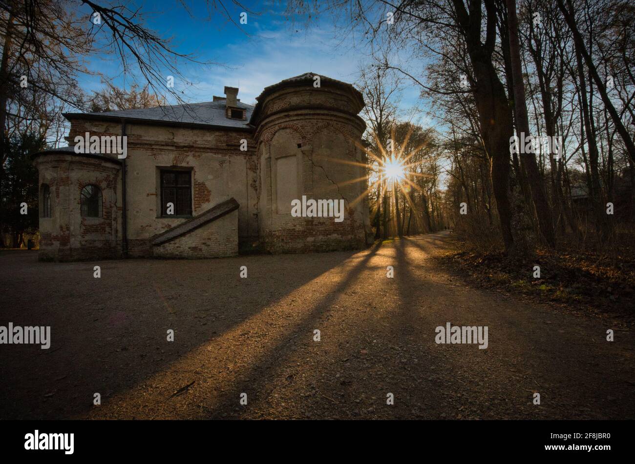 Schloss Nymphenburg München, Magdalenenklause Stockfoto
