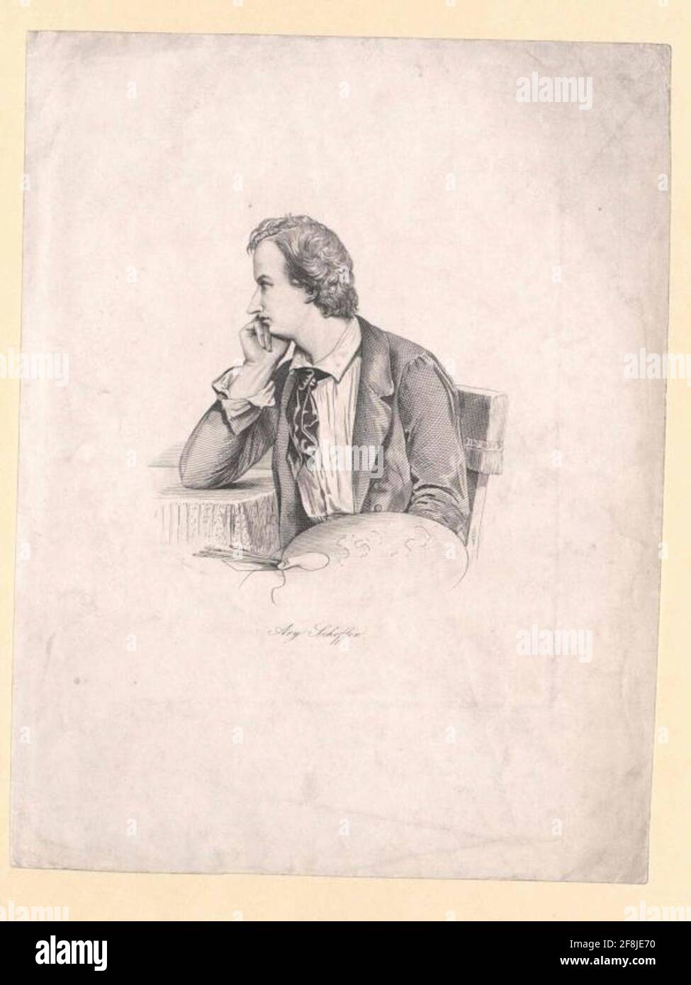 Scheffer, Ary . Stockfoto