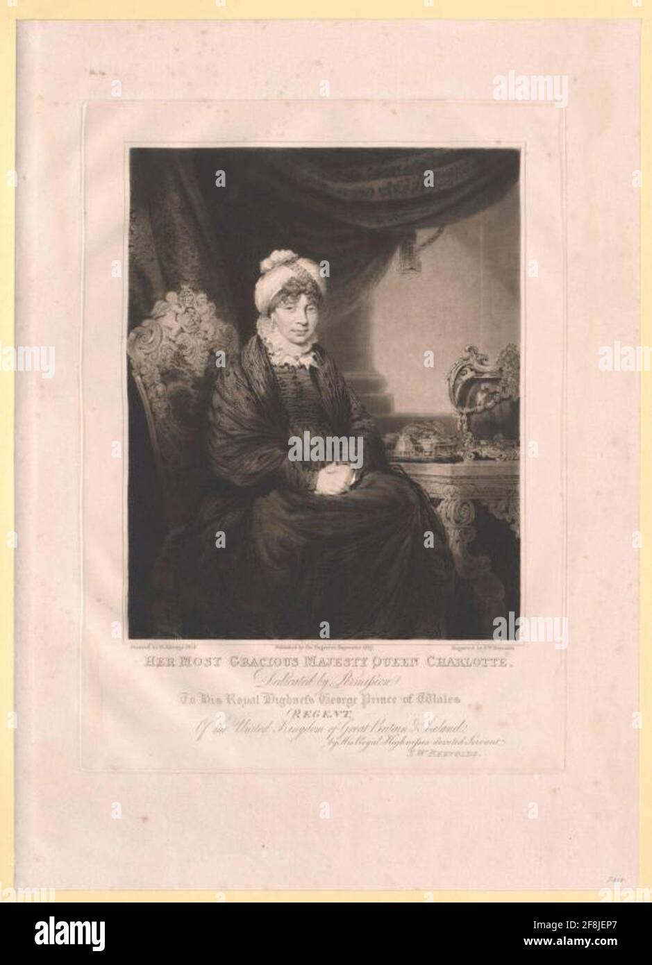 Sophie Charlotte, Prinzessin von Mecklenburg-Strelitz. Stockfoto
