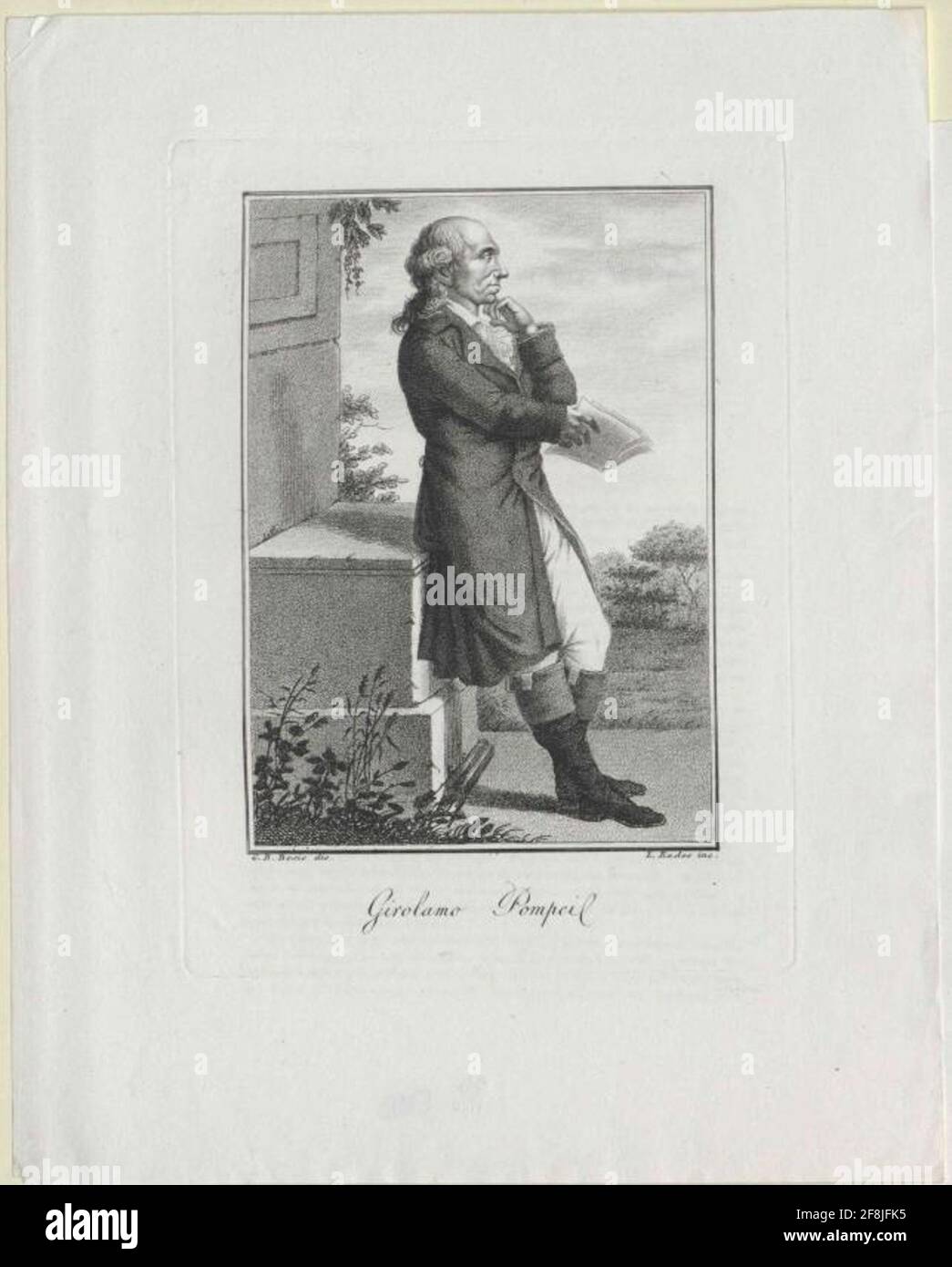 Pompeji, Girolamo. Stockfoto