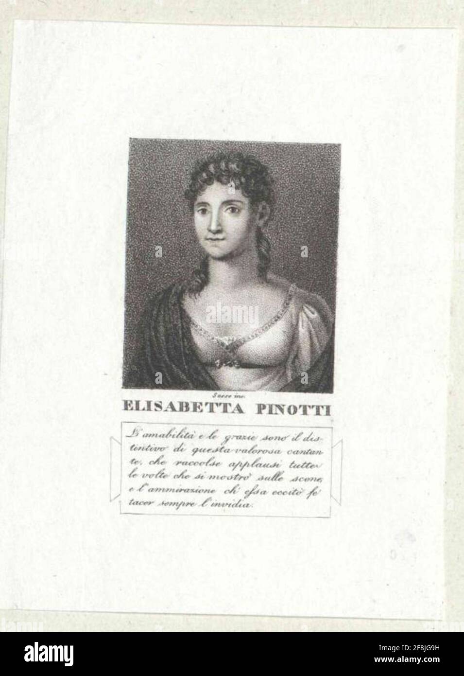 Pinotti, Elisabetta. Stockfoto