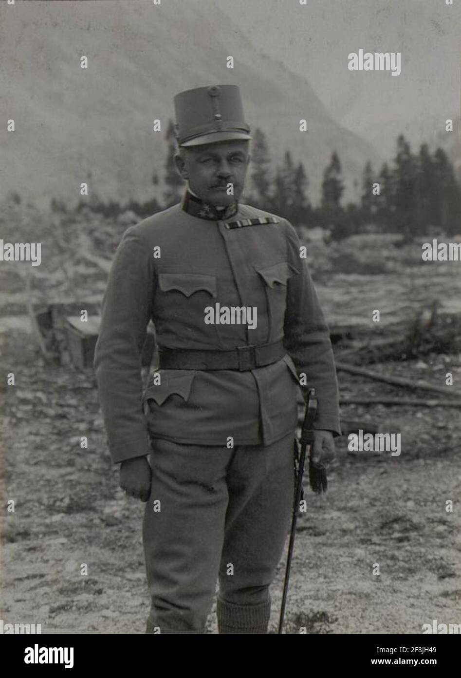 Oberst Majewski Brigadier. . Stockfoto