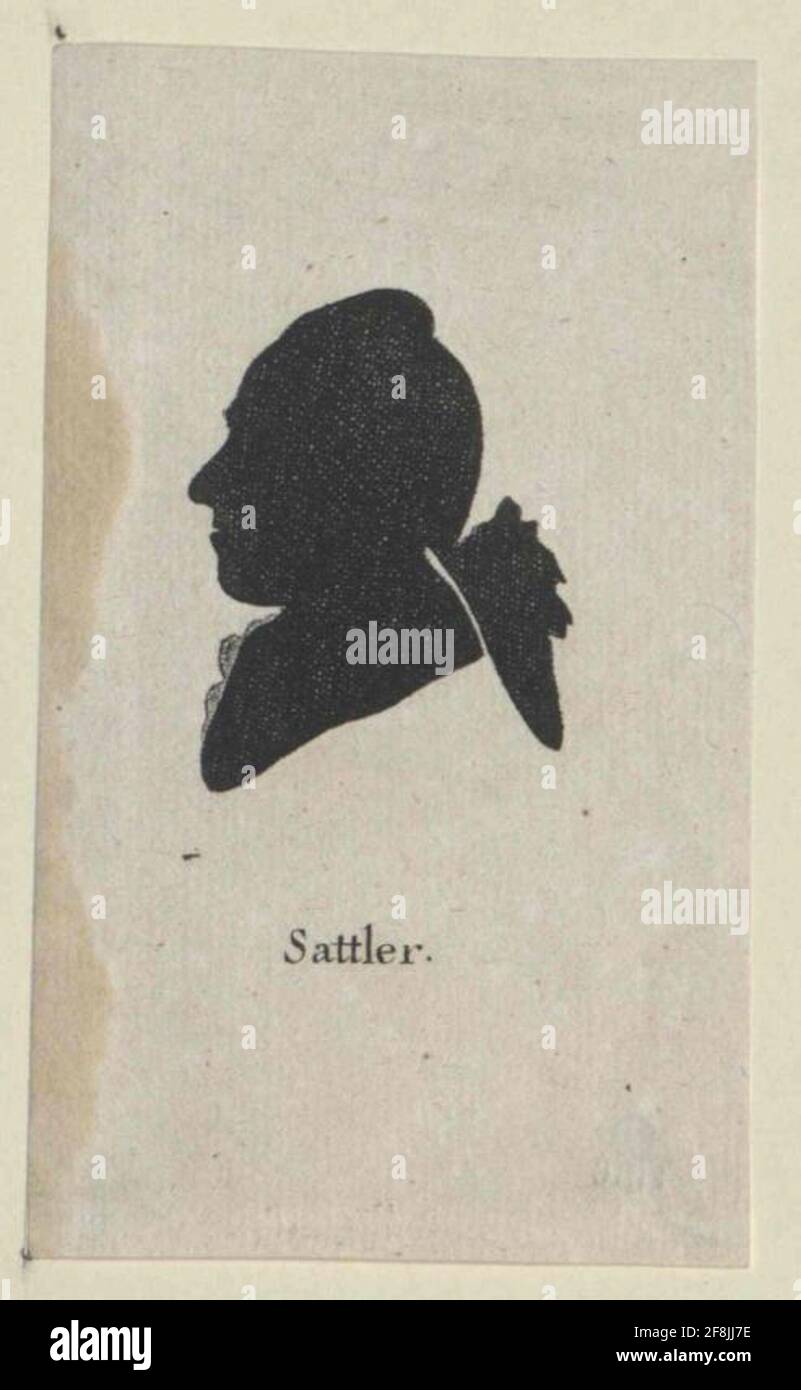 Sattler, Johann Paul. Stockfoto