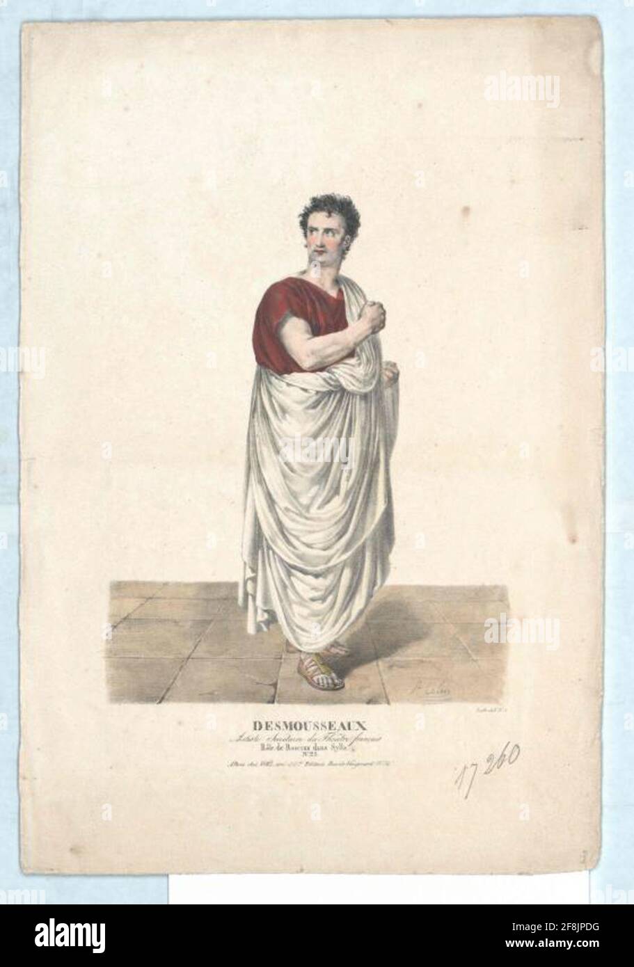 Desmousseaux, Glückseligkeit august. Stockfoto