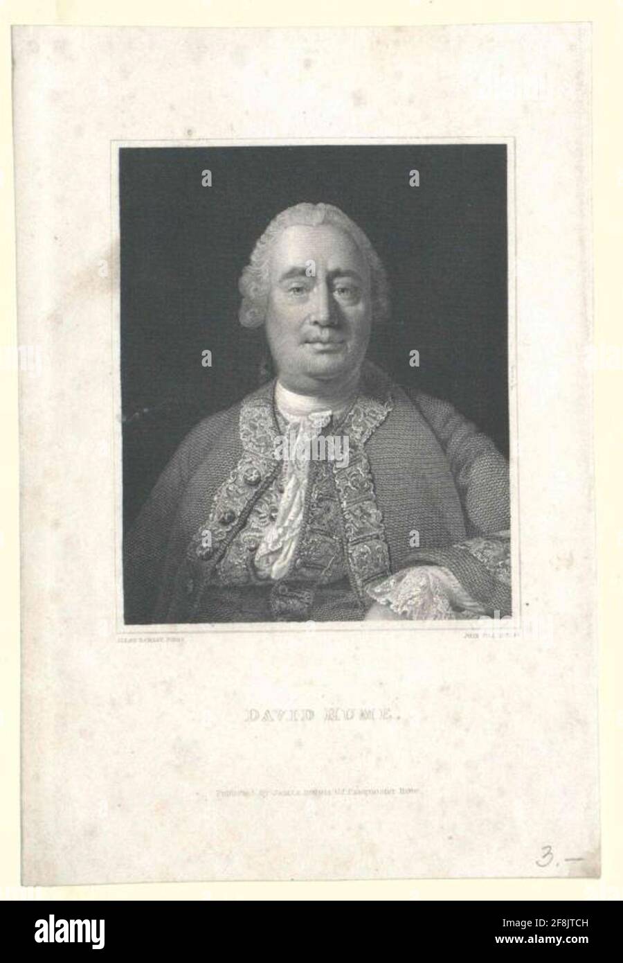 Hume, David Stecher: Bull, Johnverger: Dinnis, Jamesdatry: 1838/1841 Stockfoto