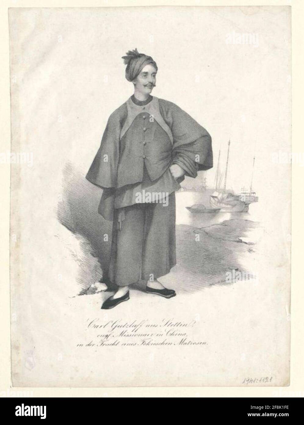 Gützlaff, Karl. Stockfoto