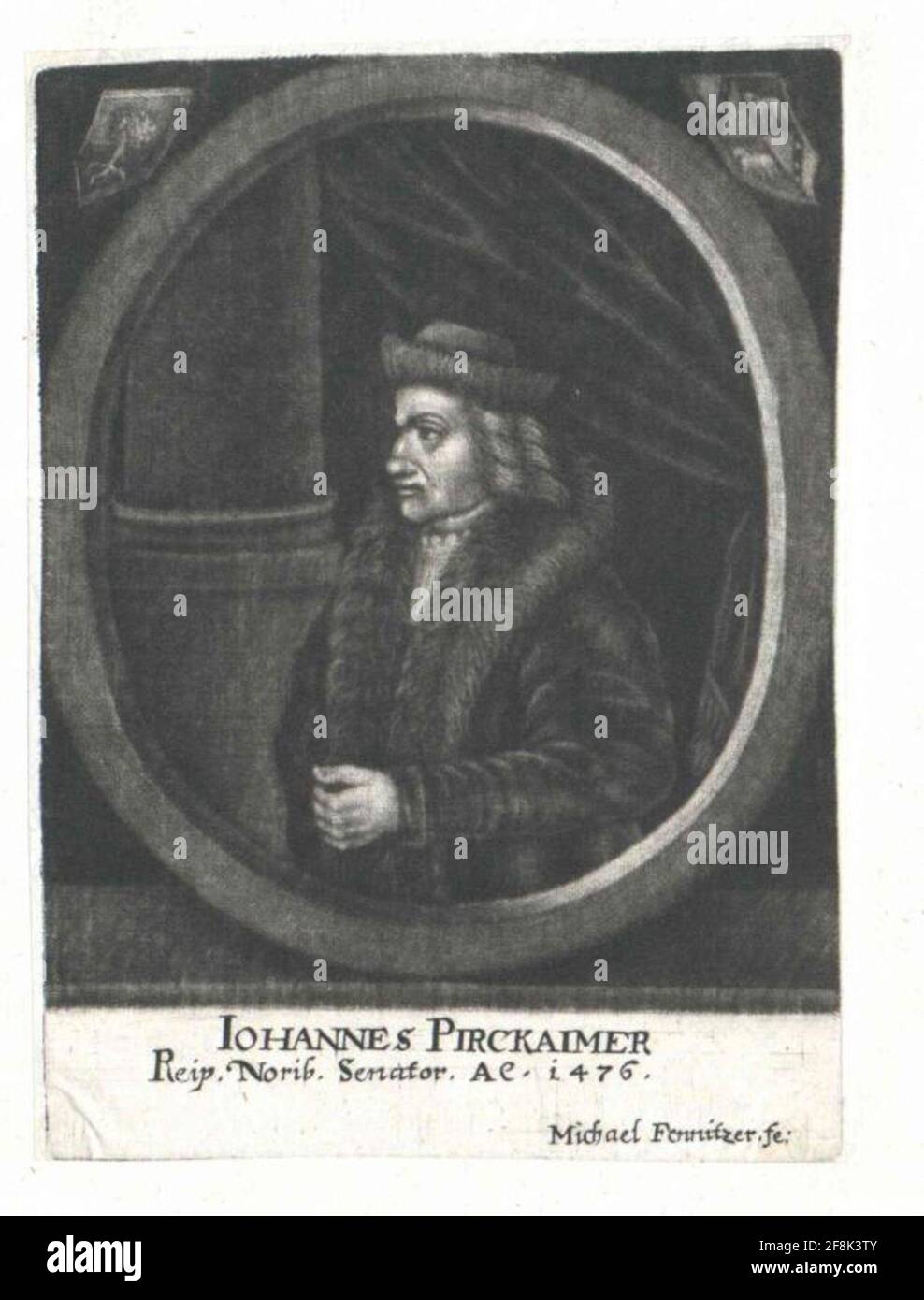 Pirckheimer, Johann. Stockfoto