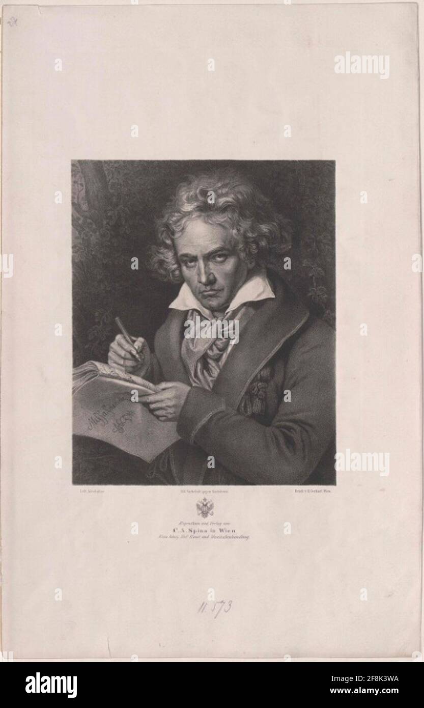 Beethoven, Ludwig aus. Stockfoto