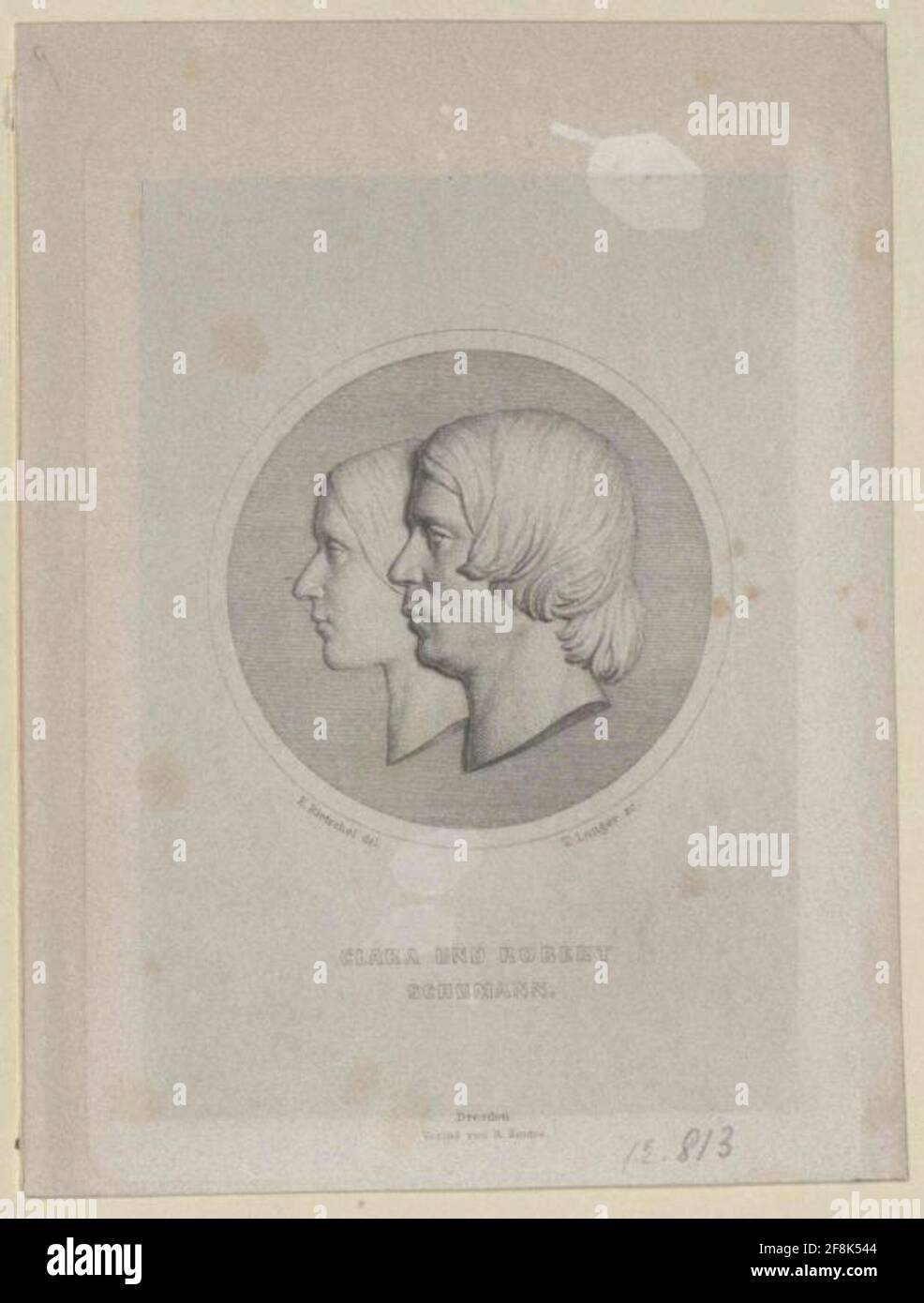 Schumann, Robert. Stockfoto