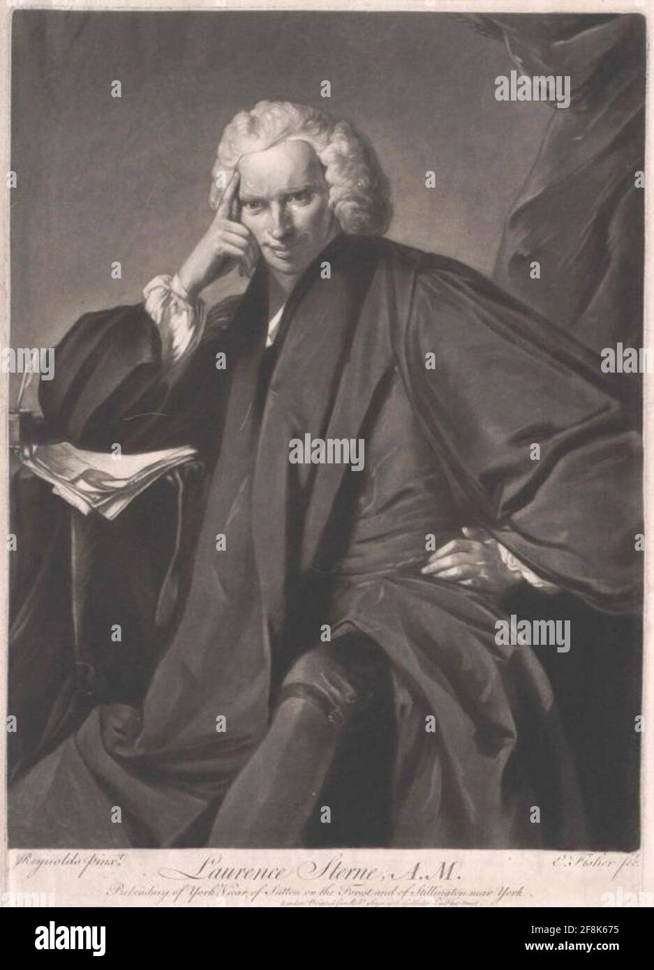 Sterne, Laurence. Stockfoto