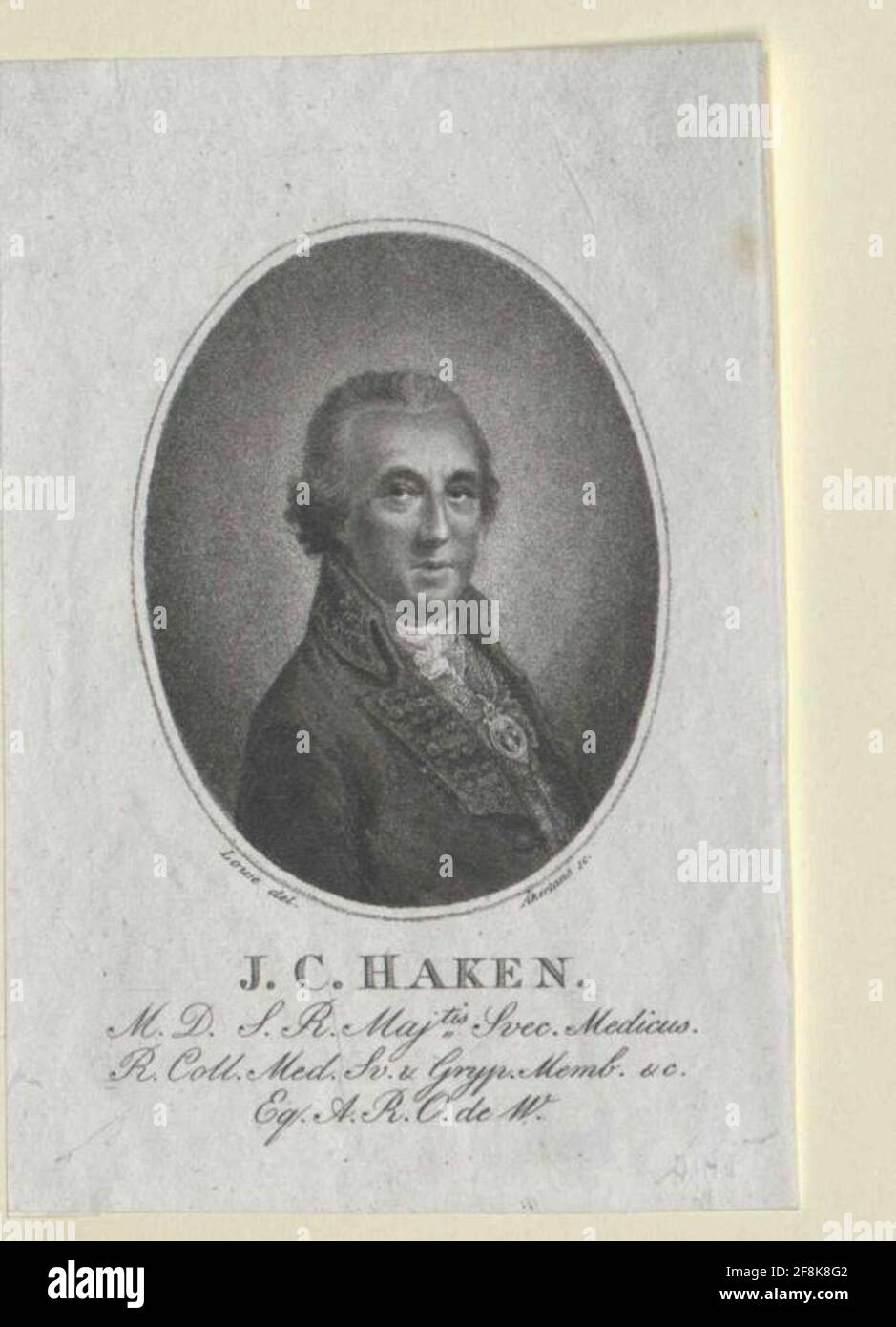 Häkeln, J. C.. Stockfoto