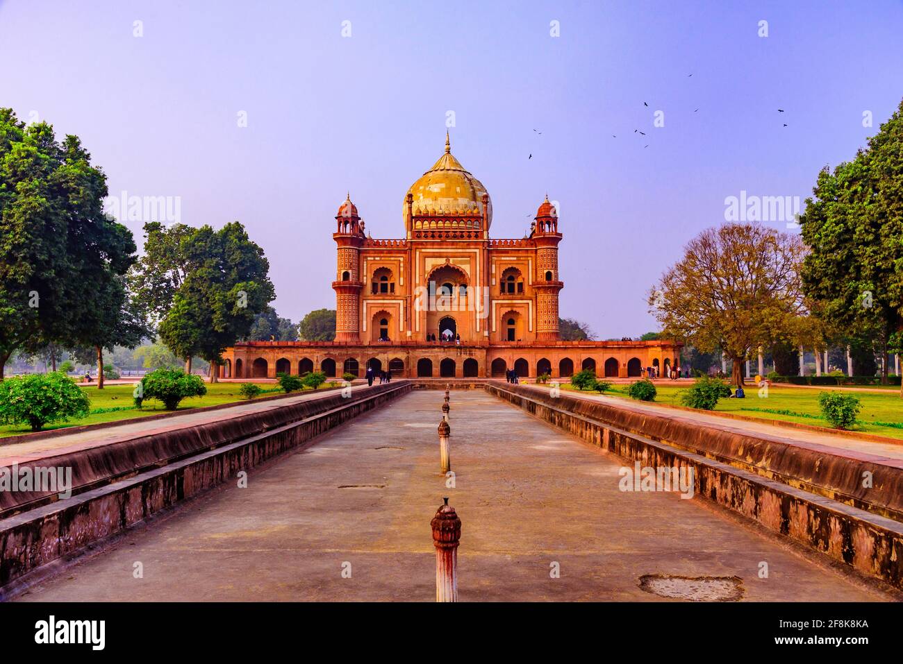 Safdarjungs Grab in Delhi. Stockfoto