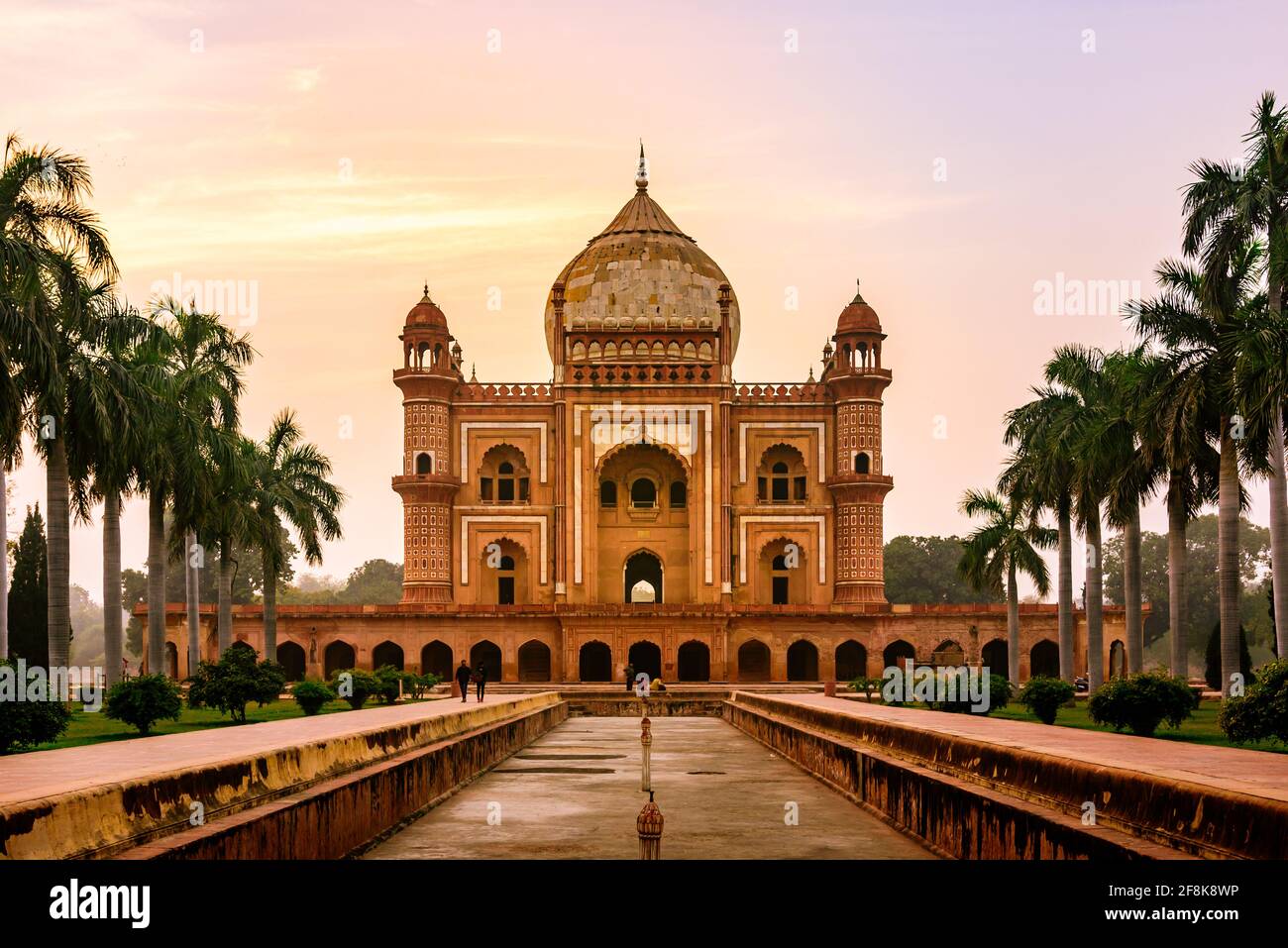 Safdarjungs Grab in Delhi. Stockfoto