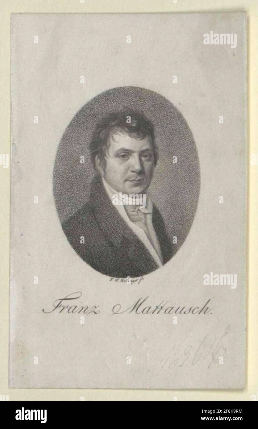 Mattausch, Franz . Stockfoto